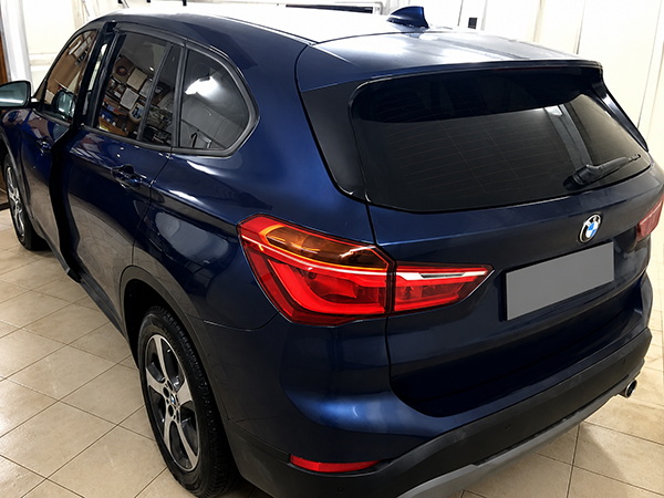 Тонировка и частичное бронирование стекол BMW X1
