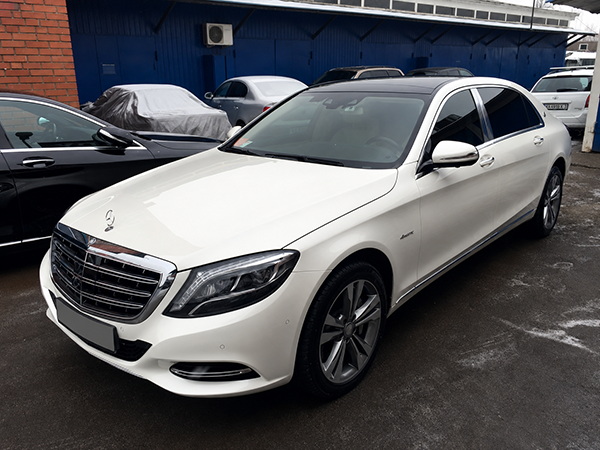 Тонировка всех стекол, кроме лобового — Maybach s400